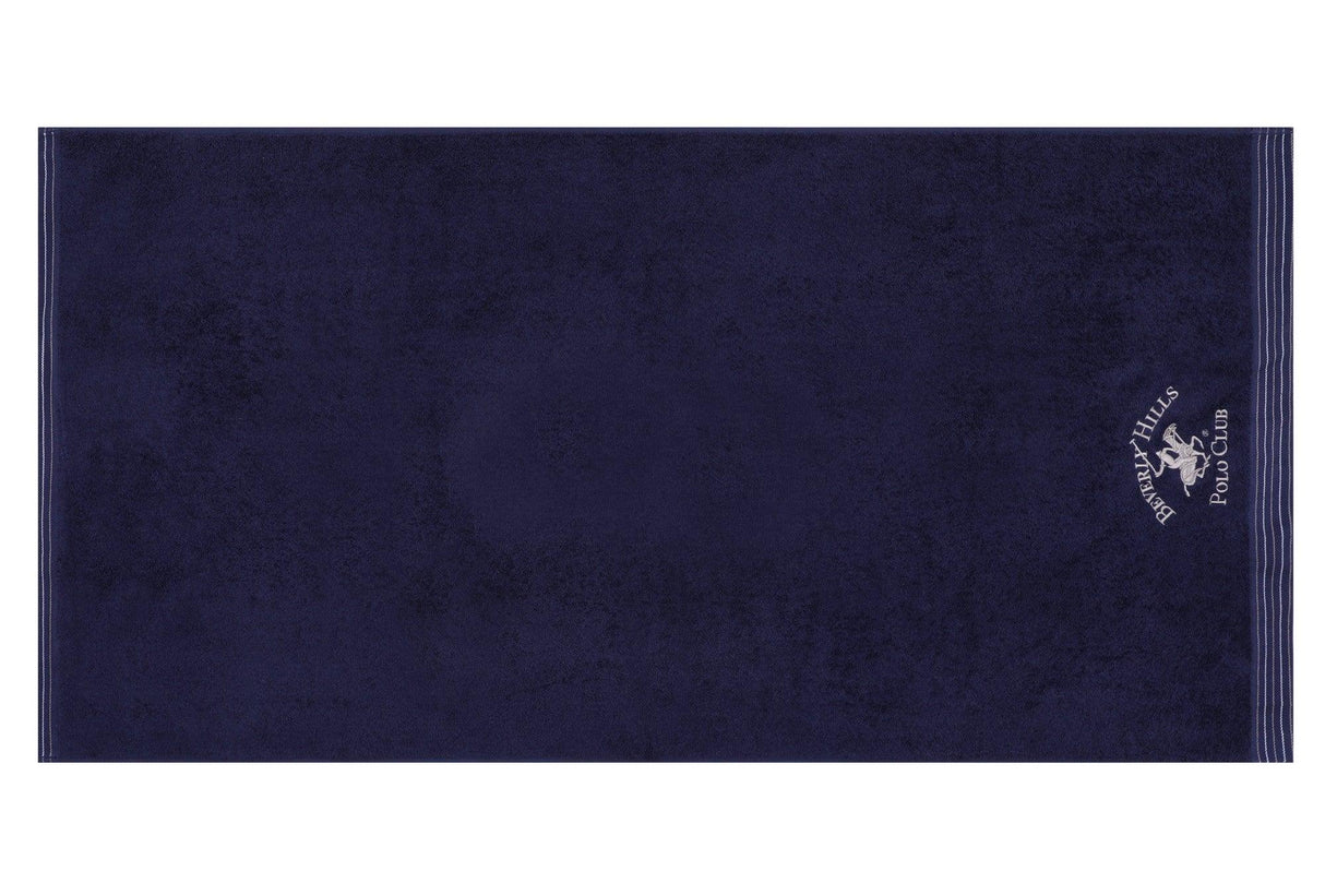 Set prosoape de baie 2 bucăți 405, Diverse culori, Diverse dimensiuni - Alb - Albastru închis - 70x140 cm | SKU: 355BHP2603 | Set prosoape de baie 2 bucăți 405, varianta Alb - Albastru închis - 70x140 cm, produs pentru amenajarea locuinței, disponibil online în România la CasaMob