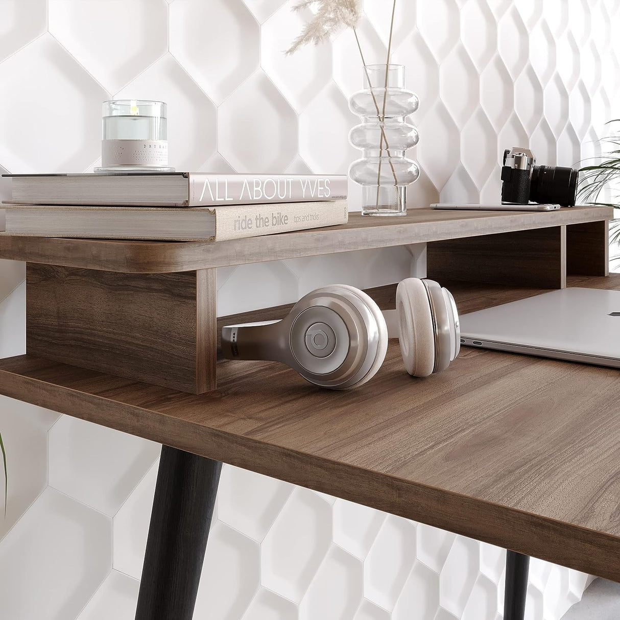 Birou Delux, Diverse culori, Diverse dimensiuni - Nuc - 90x75x63 cm | SKU: 362ANT1104 | Birou Delux, varianta Nuc - 90x75x63 cm, produs pentru amenajarea locuinței, disponibil online în România la CasaMob