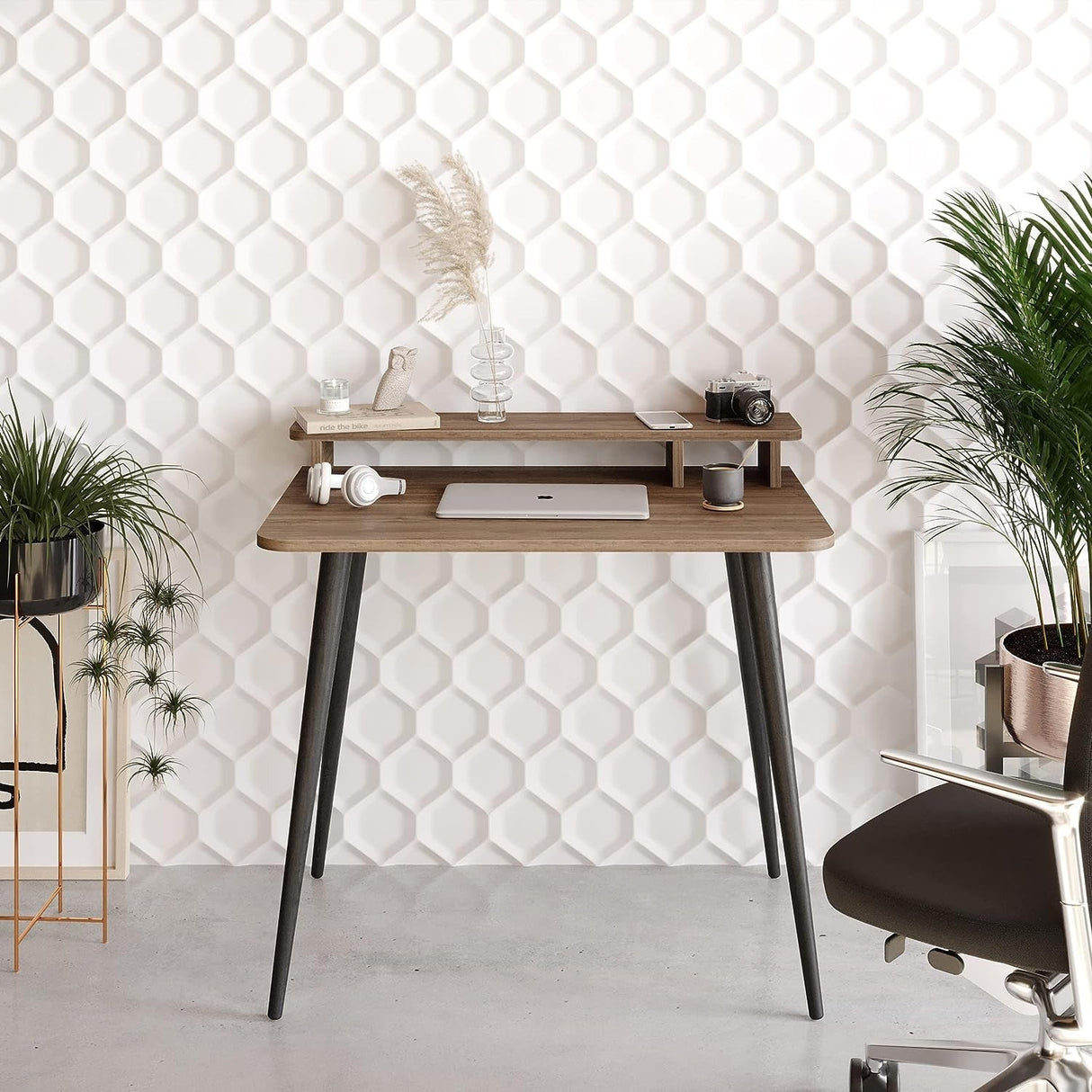 Birou Delux, Diverse culori, Diverse dimensiuni - Nuc - 90x75x63 cm | SKU: 362ANT1104 | Birou Delux, varianta Nuc - 90x75x63 cm, produs pentru amenajarea locuinței, disponibil online în România la CasaMob