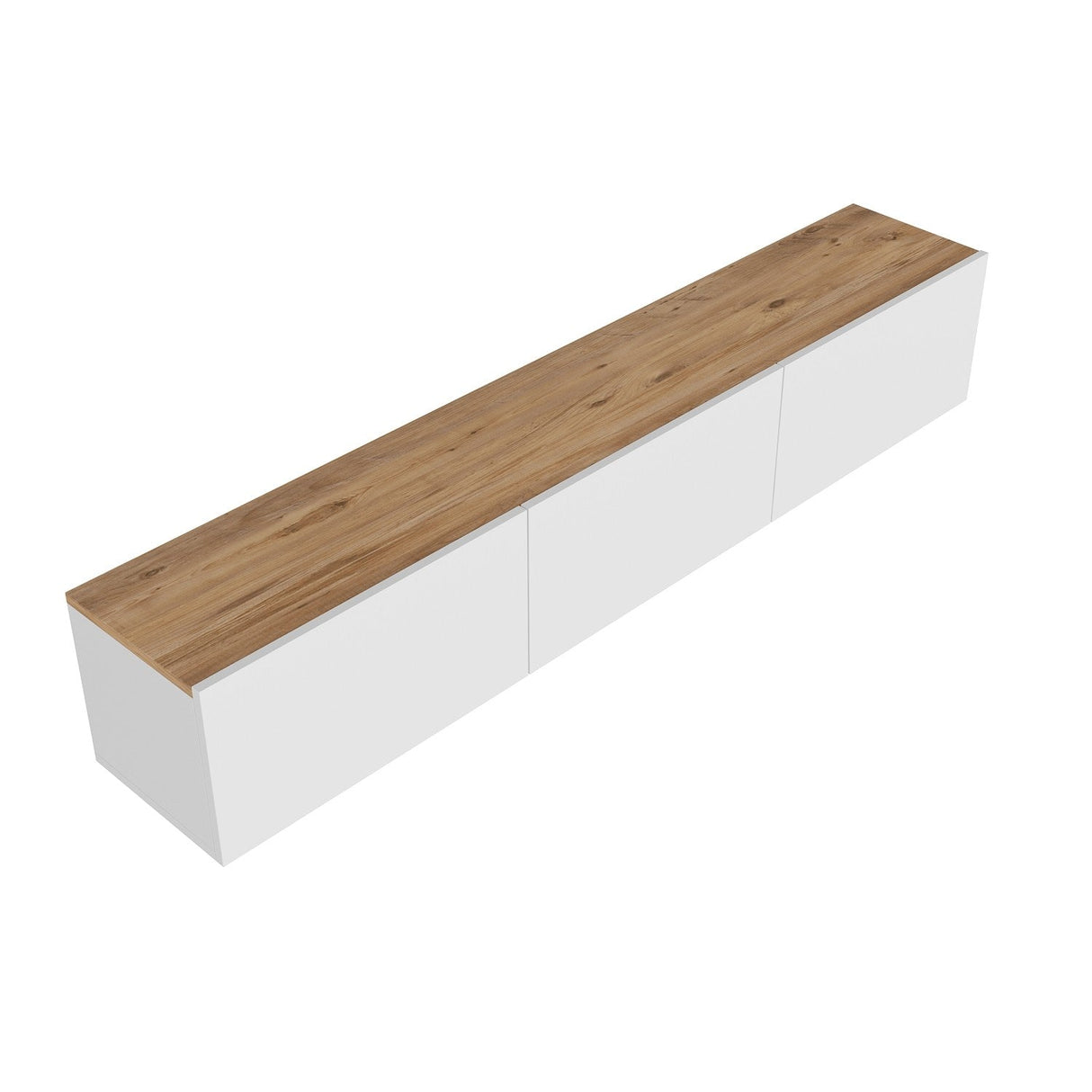Comodă TV West, Diverse culori, 150x32x30 cm - Alb - Pin atlantic | SKU: 362ANT1155 | Comodă TV West, 150x32x30 cm, varianta Alb - Pin atlantic, produs pentru amenajarea locuinței, disponibil online în România la CasaMob