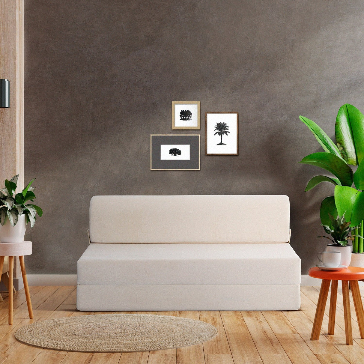 Canapea extensibilă 2 locuri Magic, Diverse culori, 120x82x57 cm - Bej | SKU: 363SLD1117 | Canapea extensibilă 2 locuri Magic, 120x82x57 cm, varianta Bej, produs pentru amenajarea locuinței, disponibil online în România la CasaMob