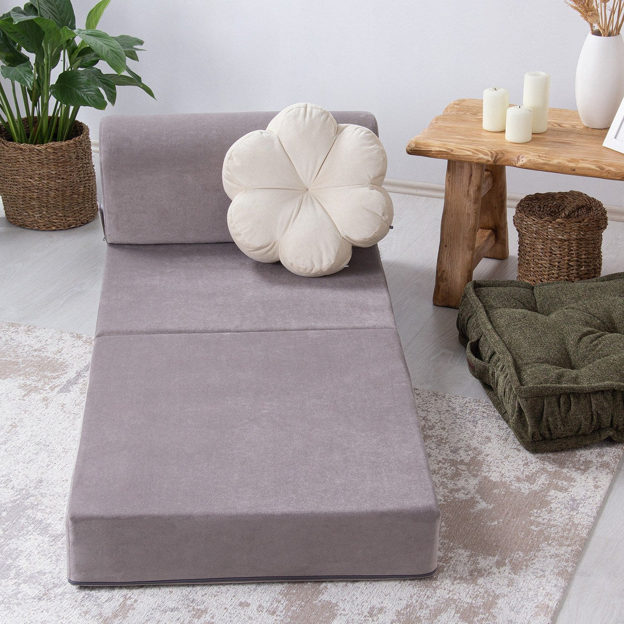 Fotoliu extensibil Magic, Diverse culori, 65x78x57 cm - Gri deschis | SKU: 363SLD1119 | Fotoliu extensibil Magic, 65x78x57 cm, varianta Gri deschis, produs pentru amenajarea locuinței, disponibil online în România la CasaMob
