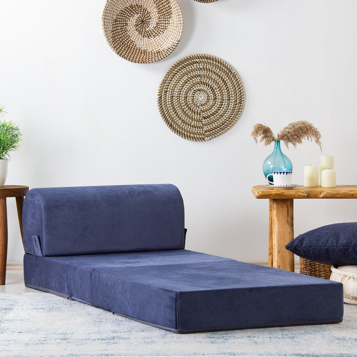 Fotoliu extensibil Magic, Diverse culori, 65x78x57 cm - Albastru | SKU: 363SLD1122 | Fotoliu extensibil Magic, 65x78x57 cm, varianta Albastru, produs pentru amenajarea locuinței, disponibil online în România la CasaMob