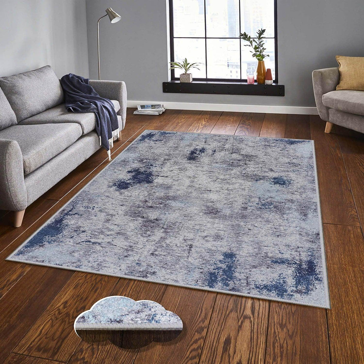 Covor de living / dormitor EEXFAB769, Multicolor