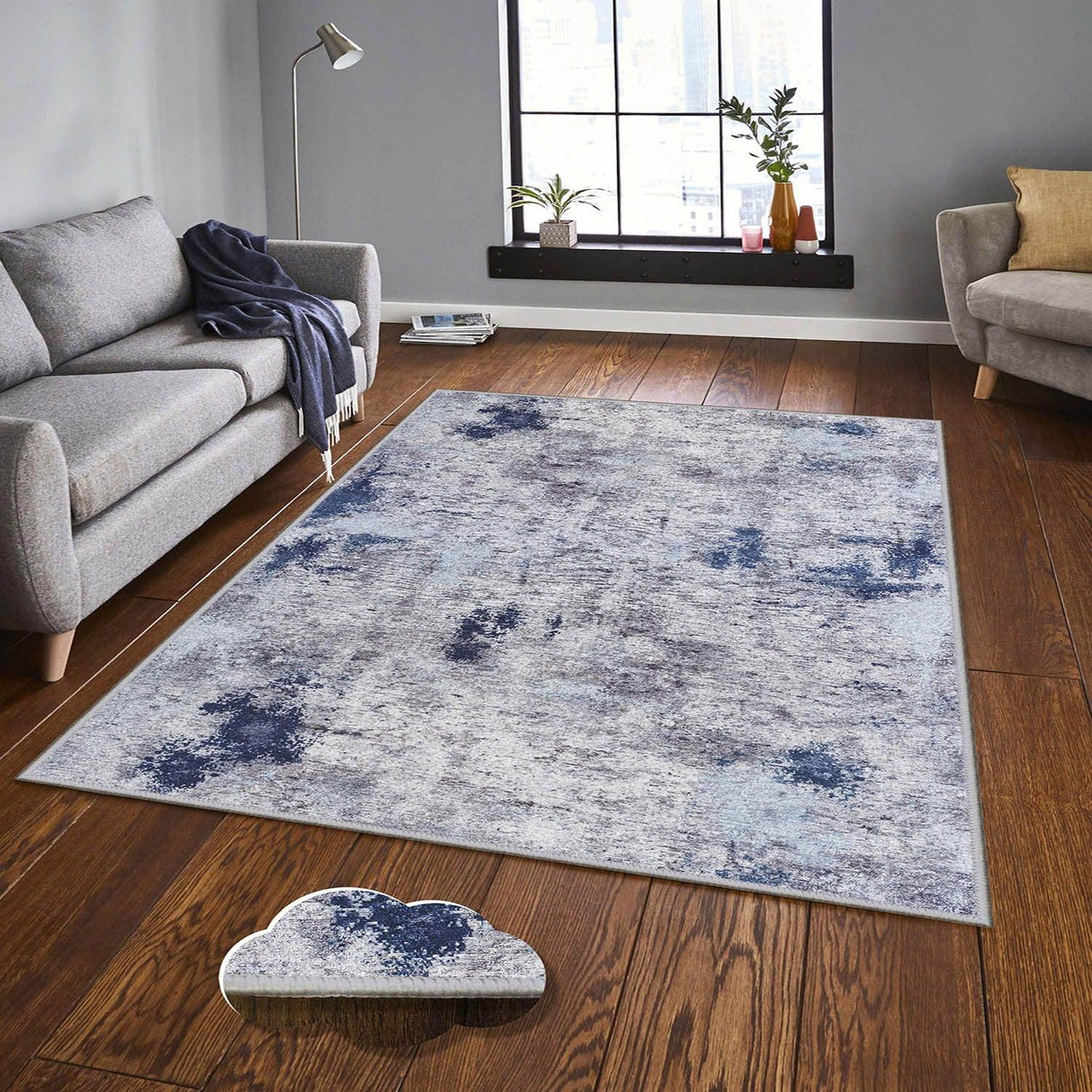 Covor de living / dormitor EEXFAB829, Multicolor
