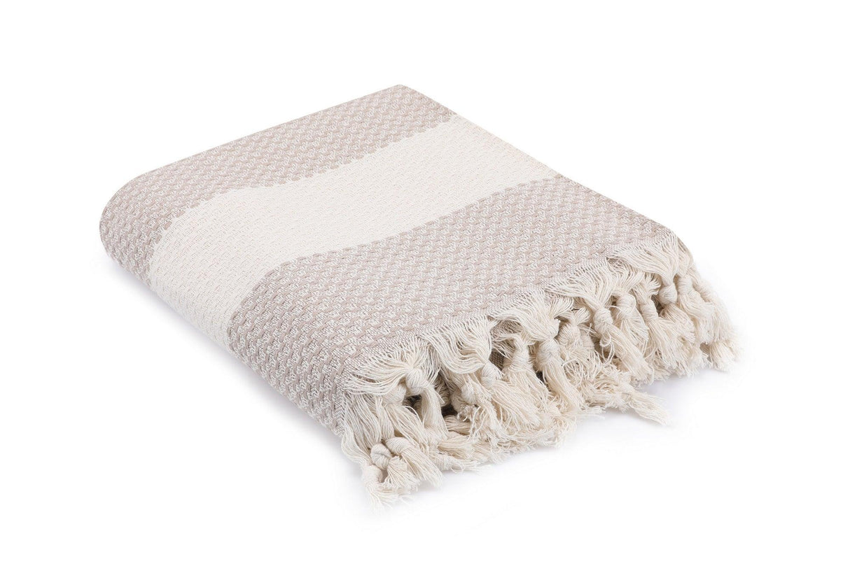 Cuvertură Şeritli, Diverse culori, 200x230 cm - Bej | SKU: 372VDN1123 | Cuvertură Şeritli, 200x230 cm, varianta Bej, produs pentru amenajarea locuinței, disponibil online în România la CasaMob
