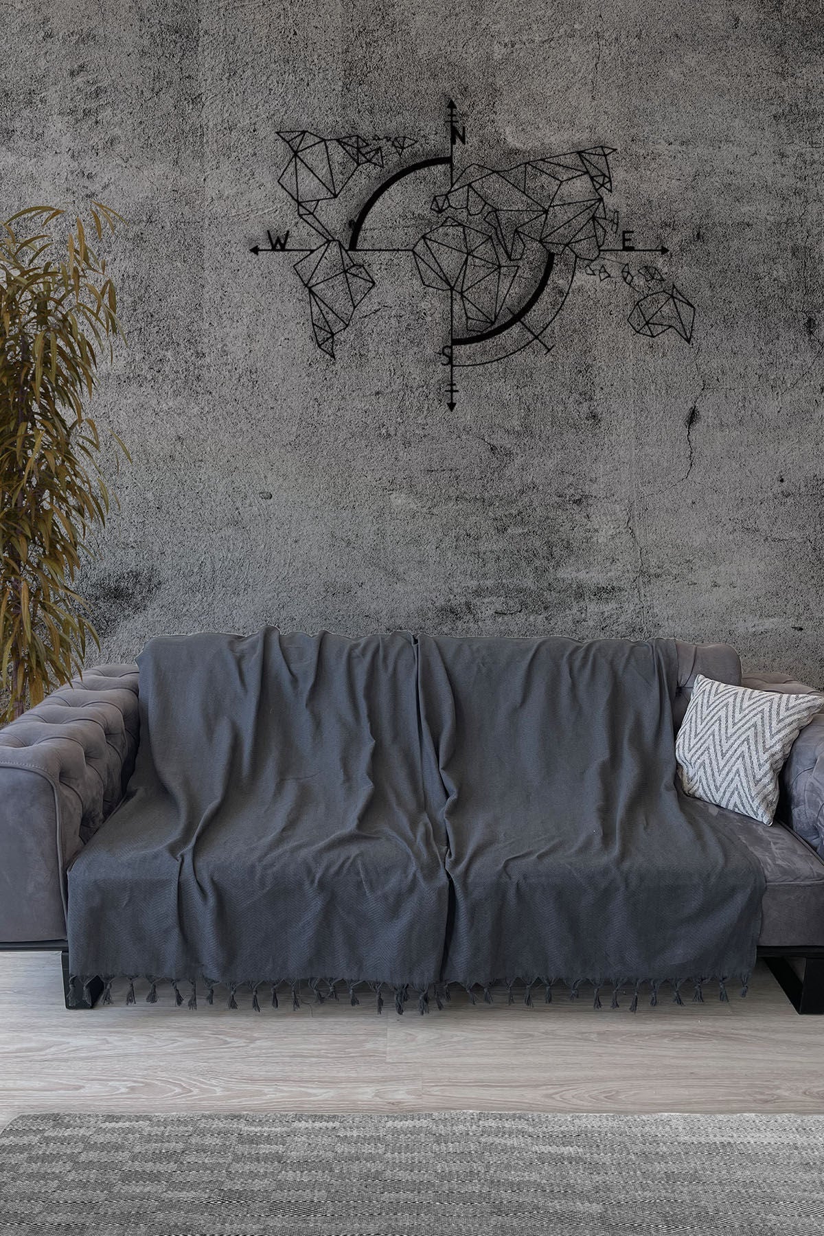 Cuvertură Sidney, Diverse culori, 200x230 cm - Antracit | SKU: 372VDN1332 | Cuvertură Sidney, 200x230 cm, varianta Antracit, produs pentru amenajarea locuinței, disponibil online în România la CasaMob