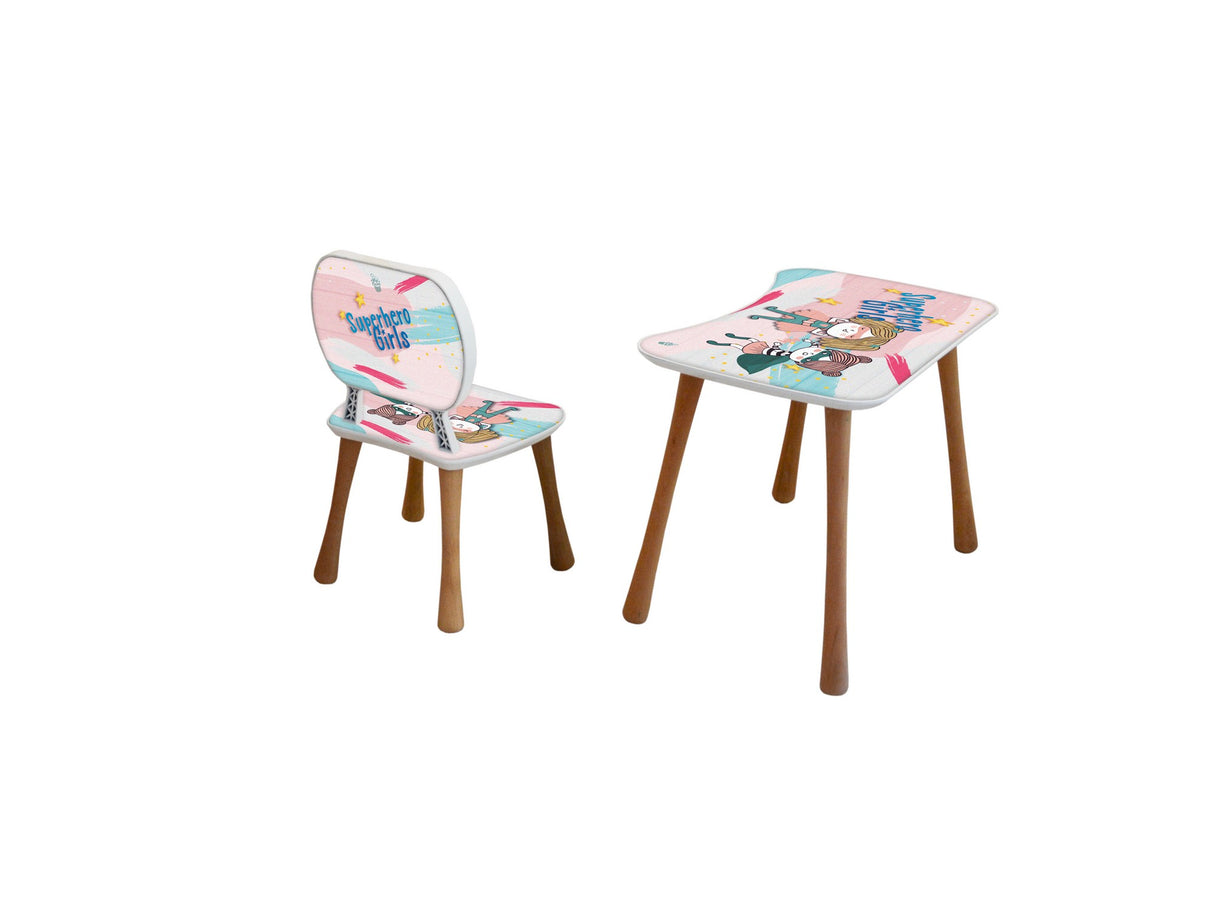 Masă pentru copii PSTK04-TBL, Multicolor, 65x60x41 cm