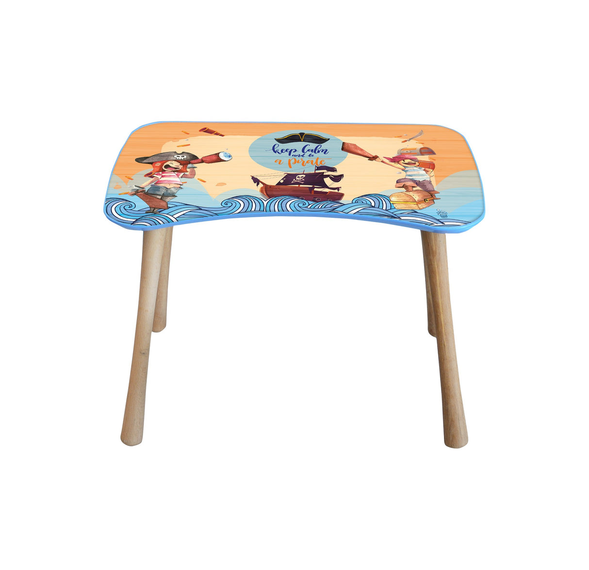Masă pentru copii PSTE01-TBL, Multicolor, 65x60x41 cm