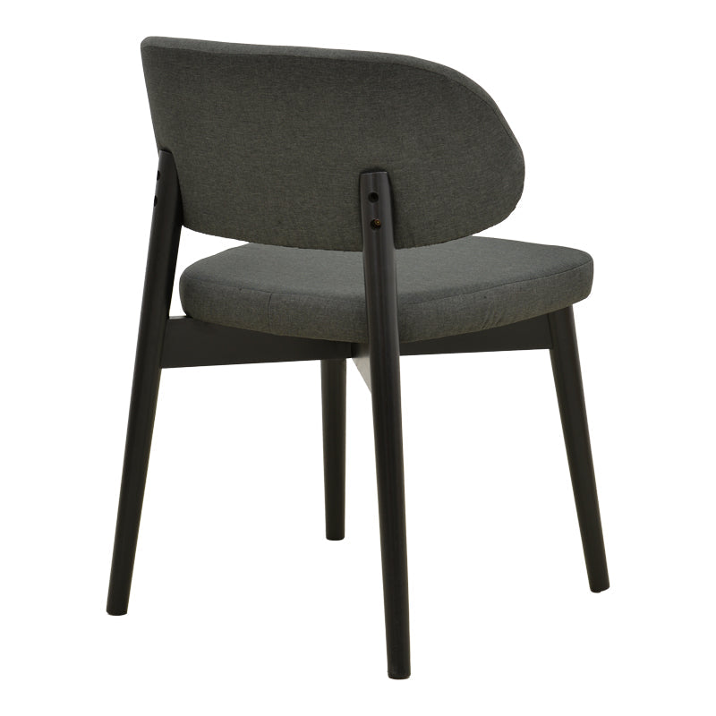 Scaun Siena, Lemn de arbore de cauciuc, Diverse culori, 48x50x81 cm - Negru | SKU: 381-000018 | Scaun Siena, Lemn de arbore de cauciuc, 48x50x81 cm, varianta Negru, produs pentru amenajarea locuinței, disponibil online în România la CasaMob