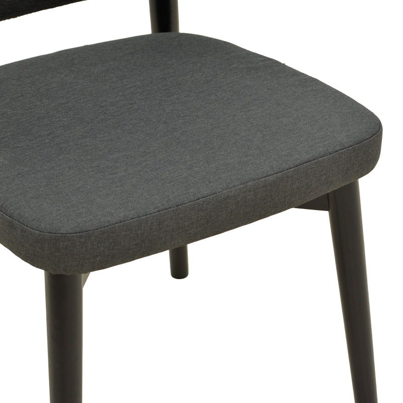 Scaun Siena, Lemn de arbore de cauciuc, Diverse culori, 48x50x81 cm - Negru | SKU: 381-000018 | Scaun Siena, Lemn de arbore de cauciuc, 48x50x81 cm, varianta Negru, produs pentru amenajarea locuinței, disponibil online în România la CasaMob