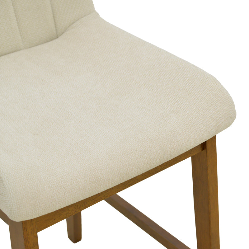 Scaun de bar Dalby, Lemn de arbore de cauciuc, Diverse culori, 50x45x103 cm - Nuc-Crem | SKU: 381-000026 | Scaun de bar Dalby, Lemn de arbore de cauciuc, 50x45x103 cm, varianta Nuc-Crem, produs pentru amenajarea locuinței, disponibil online în România la CasaMob