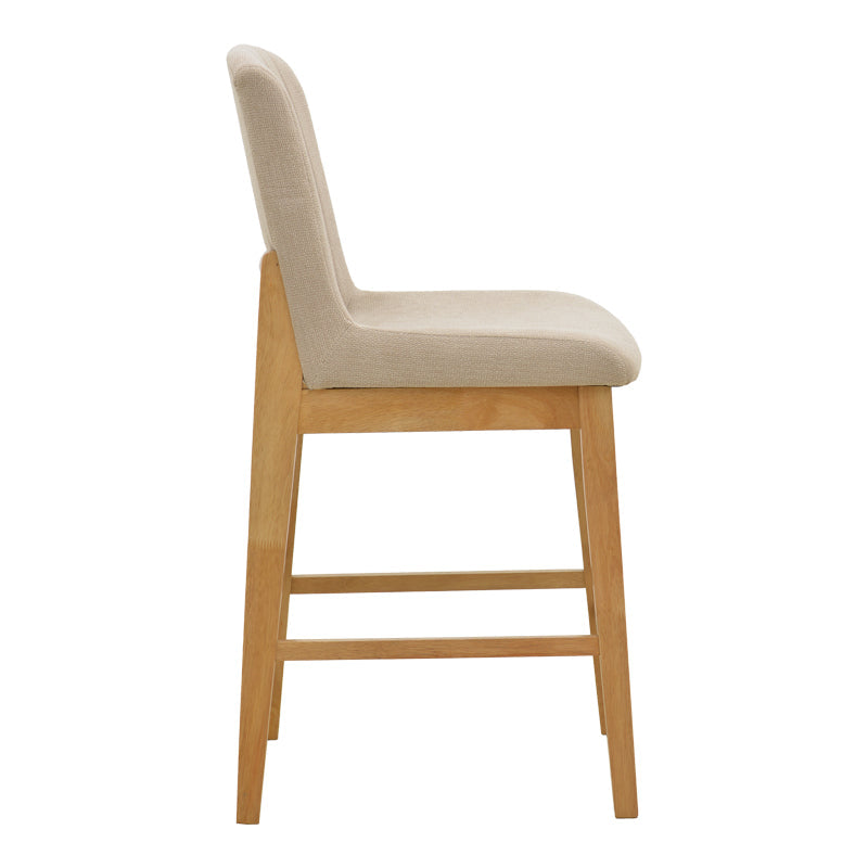 Scaun de bar Dalby, Lemn de arbore de cauciuc, Diverse culori, 50x45x103 cm - Sonoma-Bej | SKU: 381-000027 | Scaun de bar Dalby, Lemn de arbore de cauciuc, 50x45x103 cm, varianta Sonoma-Bej, produs pentru amenajarea locuinței, disponibil online în România la CasaMob