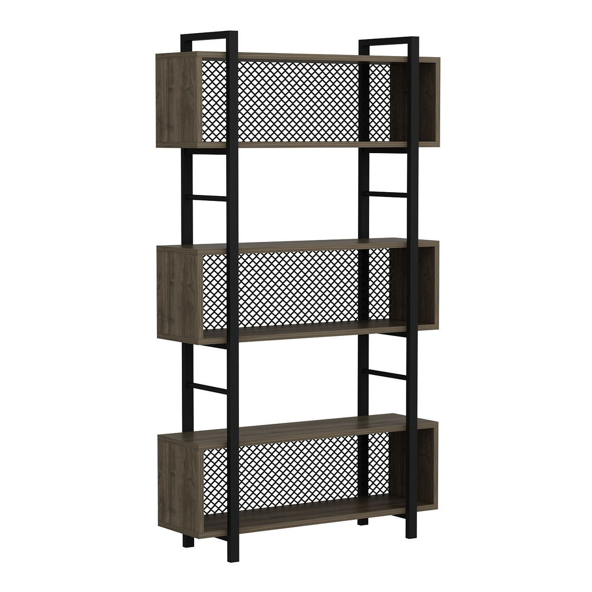 Bibliotecă Still, Nuc, 90x25x160 cm