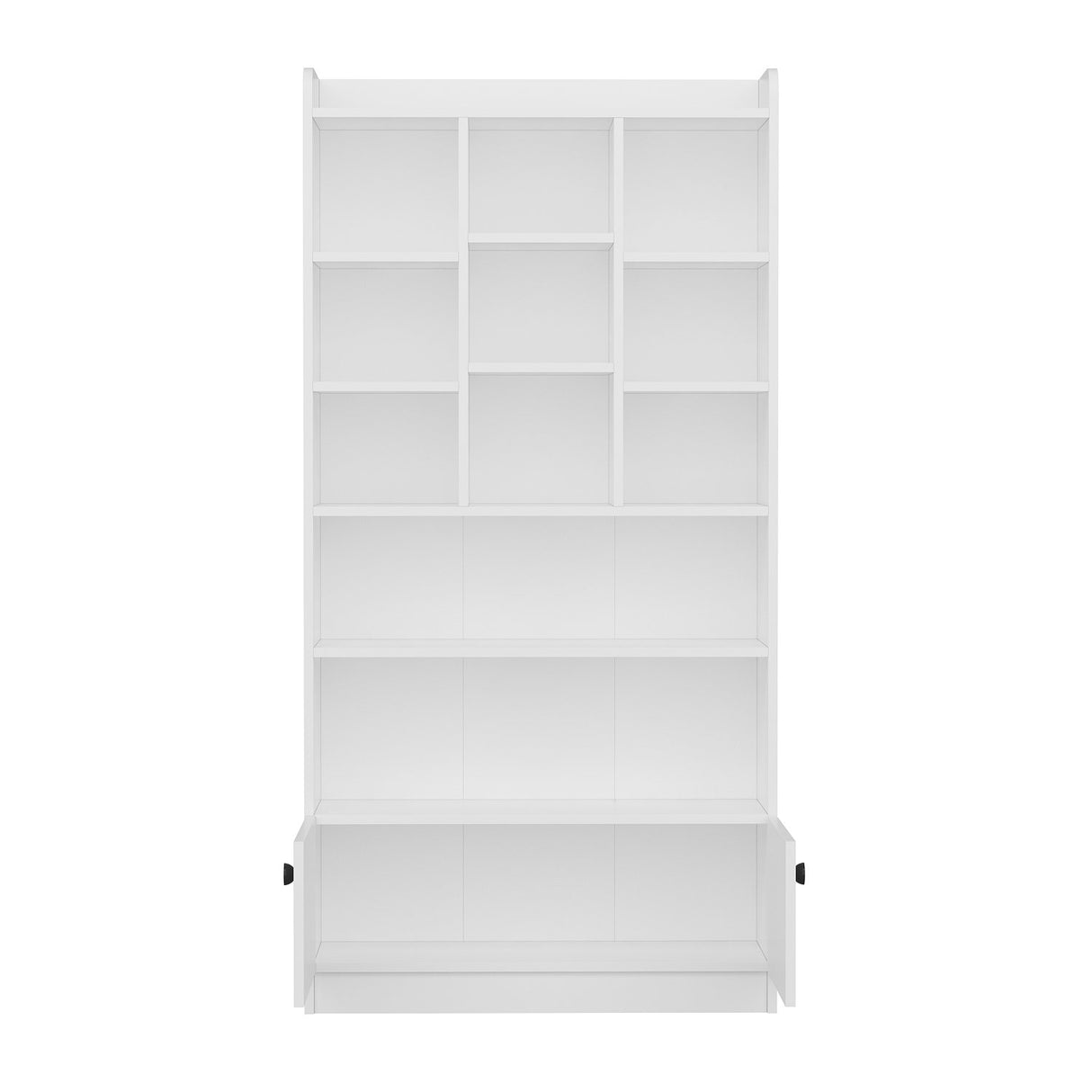 Bibliotecă Tokyo, Alb, 90x30x180 cm