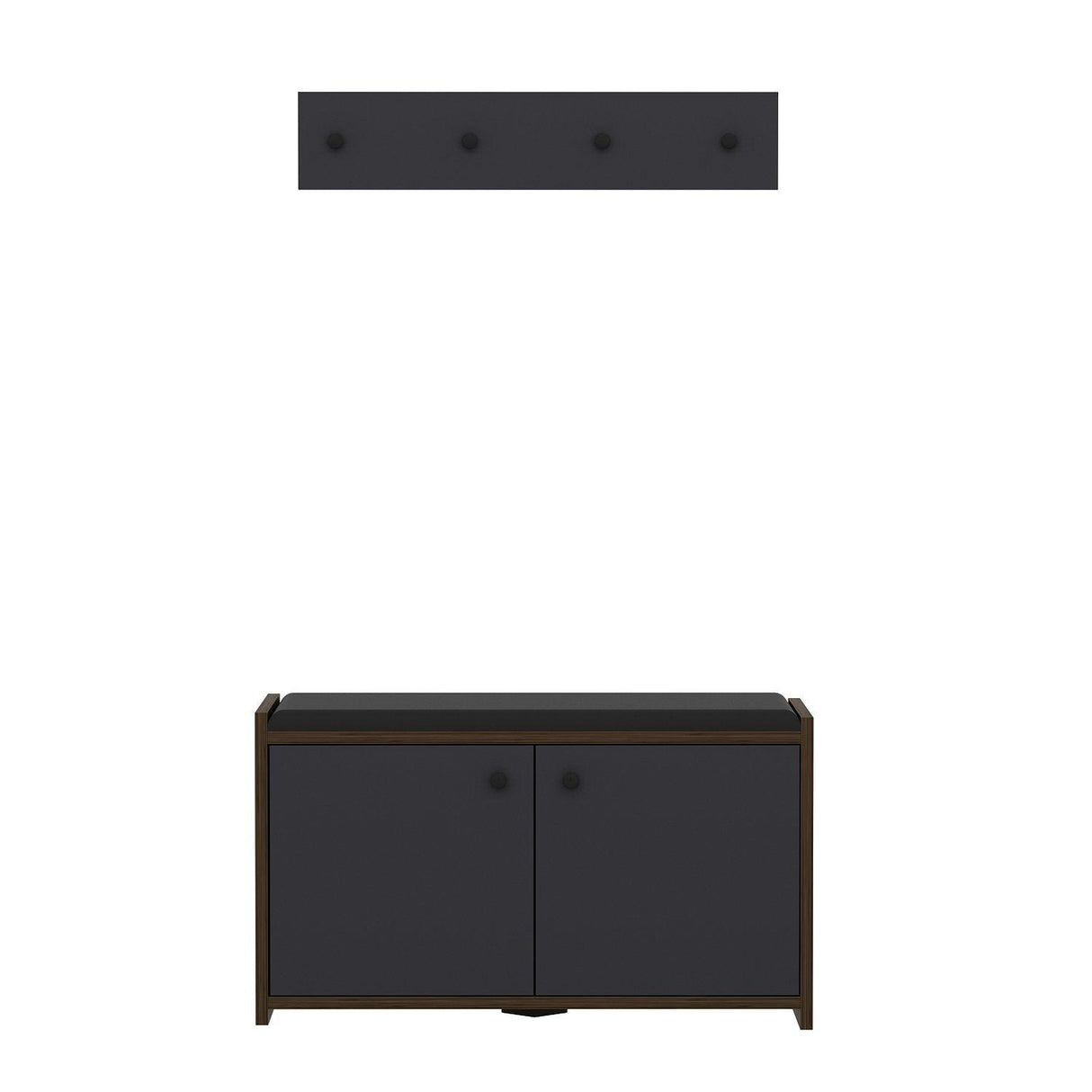Pantofar Zen, Alb, 35x45x80 cm - Gri, SKU 382NRC2101
