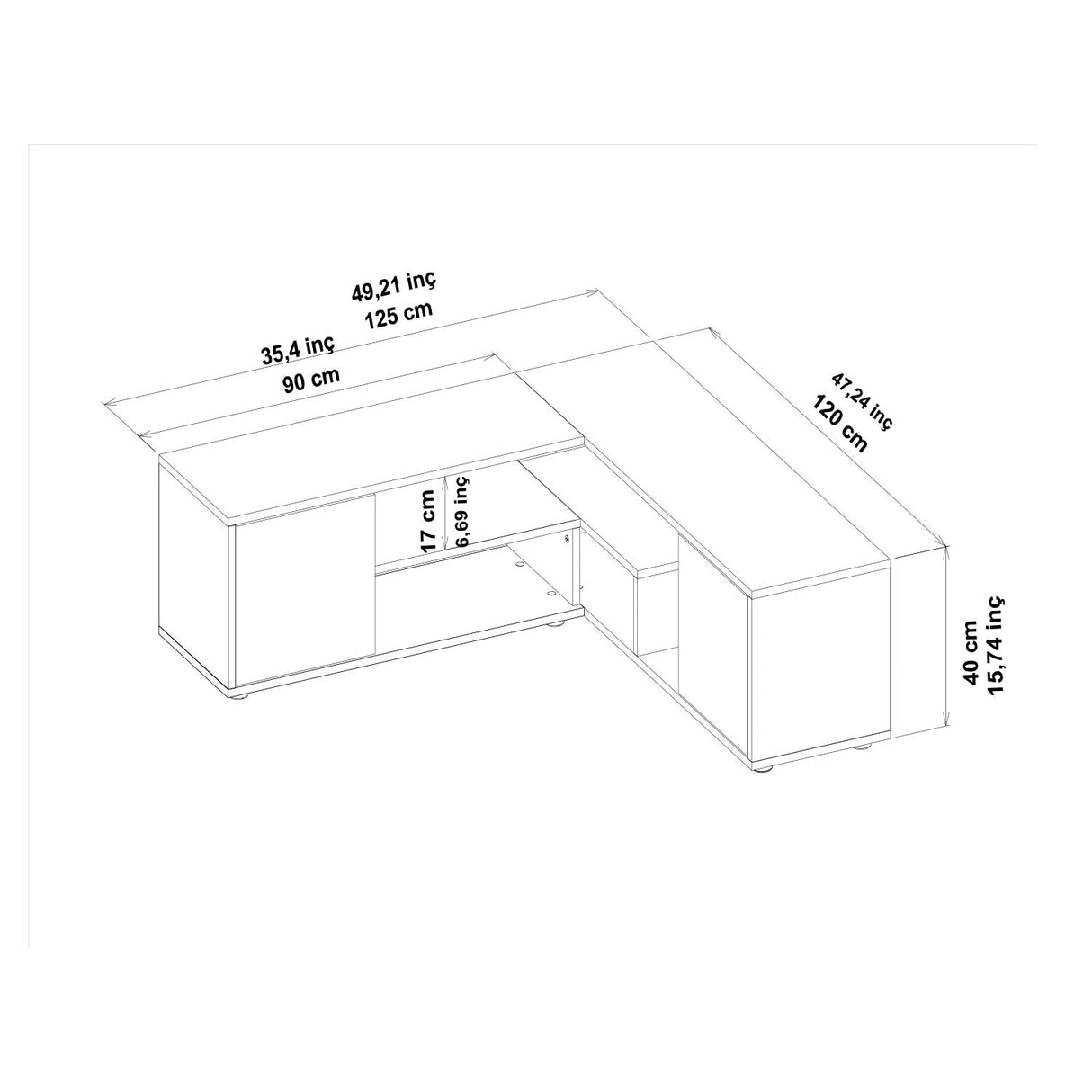 Comodă TV Rosa, Diverse culori, Diverse dimensiuni - Alb - Antique walnut - 120x35x40 cm | SKU: 382NRC2521 | Comodă TV Rosa, varianta Alb - Antique walnut - 120x35x40 cm, produs pentru amenajarea locuinței, disponibil online în România la CasaMob