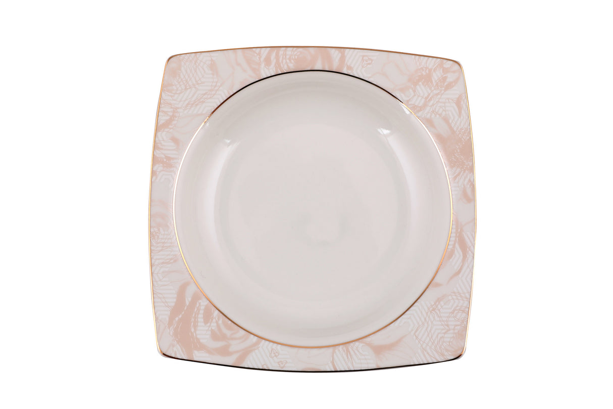 Serviciu de masă 61 bucăți GBSCR61KYT8305172, Alb, 29x18 cm