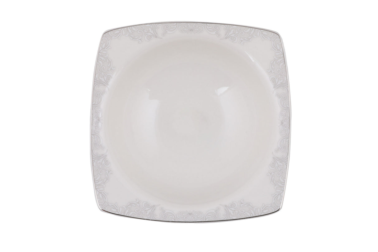 Serviciu de masă 61 bucăți GBSCR61KYT8305428, Alb, 29x18 cm