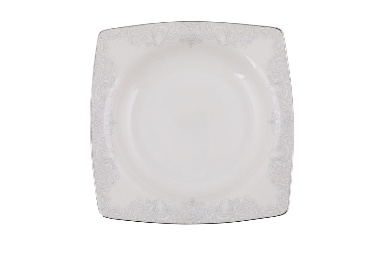 Serviciu de masă 61 bucăți GBSCR61KYT8305428, Alb, 29x18 cm
