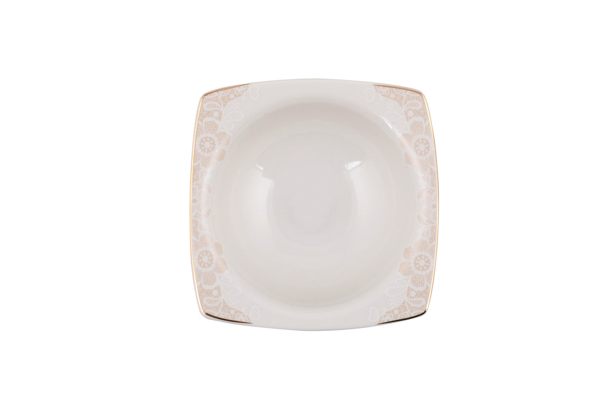 Serviciu de masă 61 bucăți GBSCR61KYT8305487, Alb, 29x18 cm