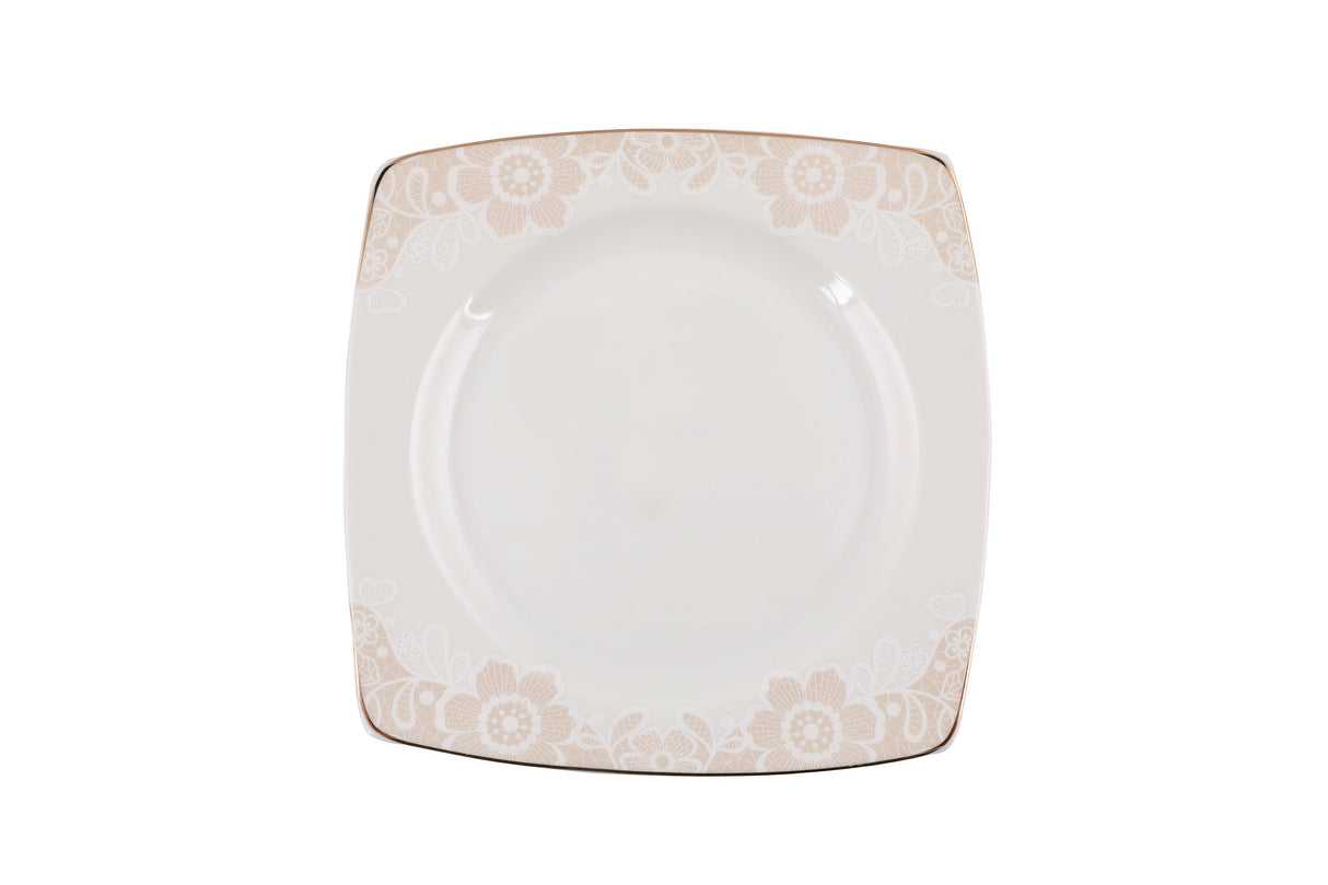 Serviciu de masă 61 bucăți GBSCR61KYT8305487, Alb, 29x18 cm