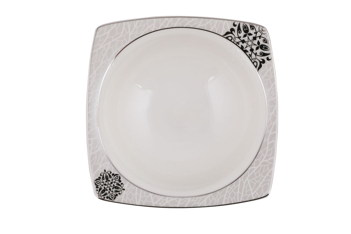 Serviciu de masă 61 bucăți GBSCR61KYT8405951, Alb, 29x18 cm