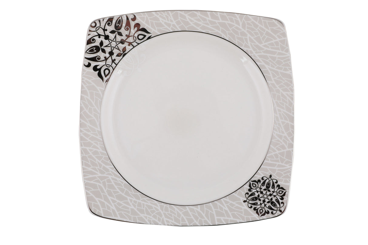 Serviciu de masă 61 bucăți GBSCR61KYT8405951, Alb, 29x18 cm