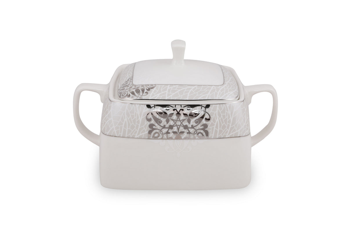 Serviciu de masă 61 bucăți GBSCR61KYT8405951, Alb, 29x18 cm