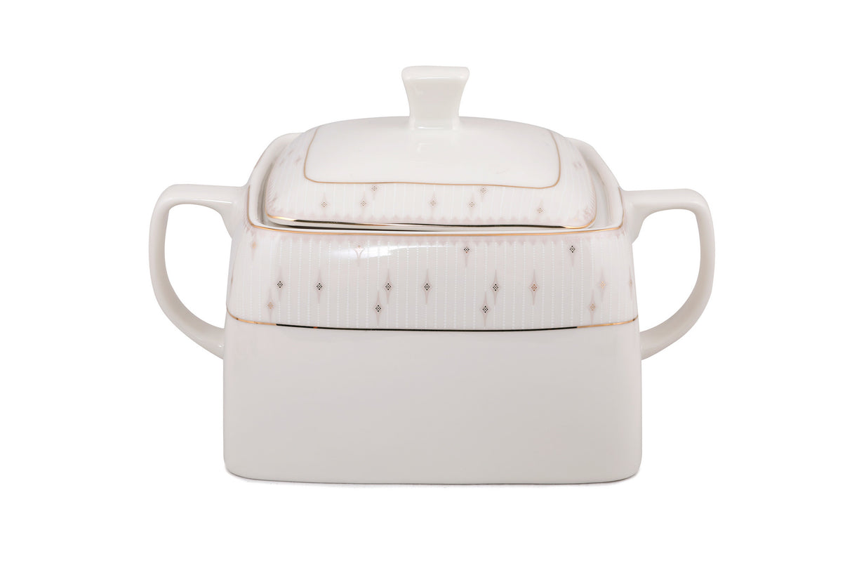 Serviciu de masă 61 bucăți GBSCR61KYT8405945, Alb, 29x18 cm