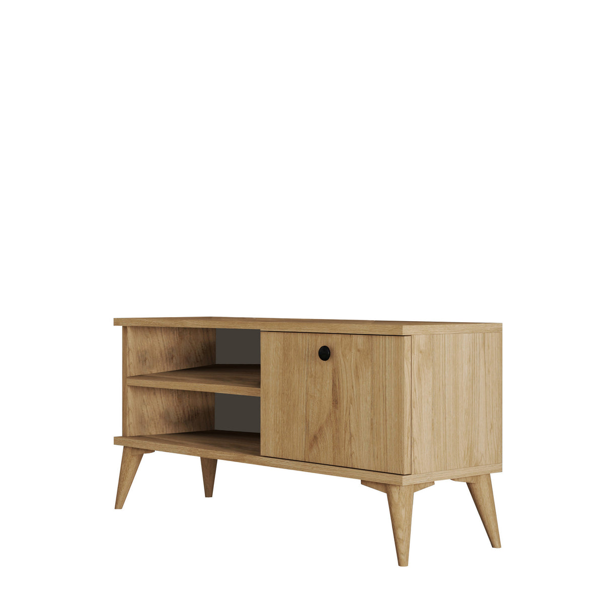 Comodă TV Retro 1552, Stejar, 90x30x15 cm