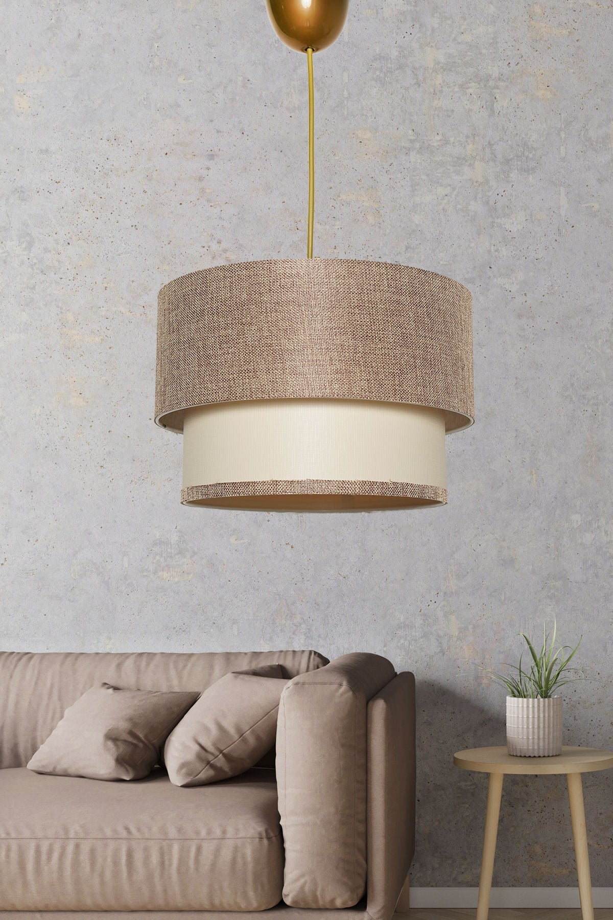 Lustră Tubol, Diverse culori, 30x30 cm - Bej - Crem | SKU: 390FLH1662 | Lustră Tubol, 30x30 cm, varianta Bej - Crem, produs pentru amenajarea locuinței, disponibil online în România la CasaMob