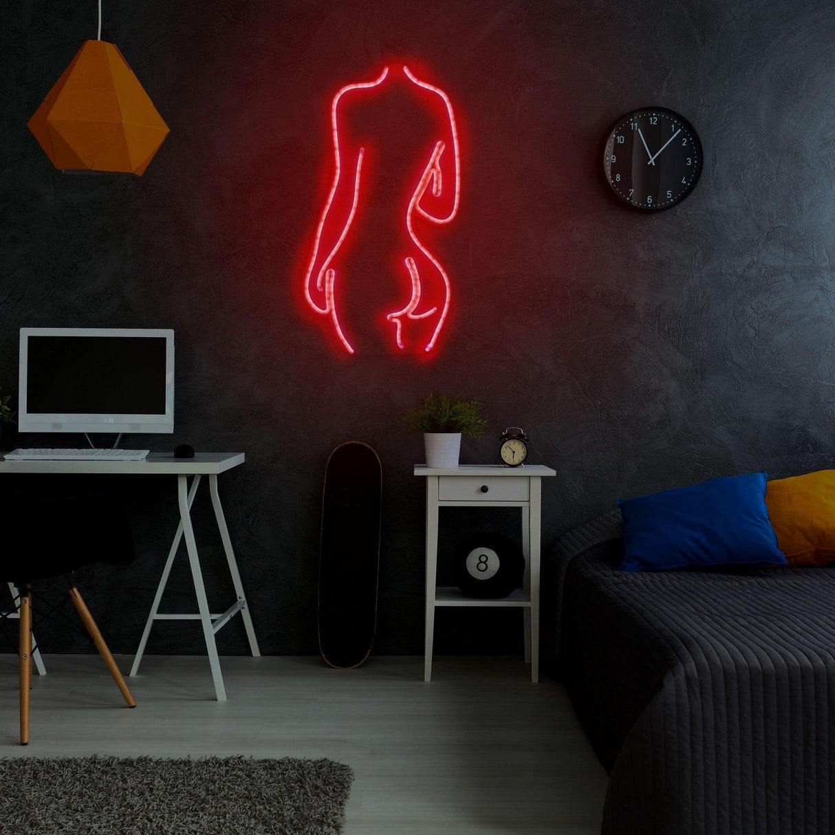 Lampă neon Sexy Woman, Diverse culori, 22x42x2 cm - Roșu | SKU: 395NGR1617 | Lampă neon Sexy Woman, 22x42x2 cm, varianta Roșu, produs pentru amenajarea locuinței, disponibil online în România la CasaMob