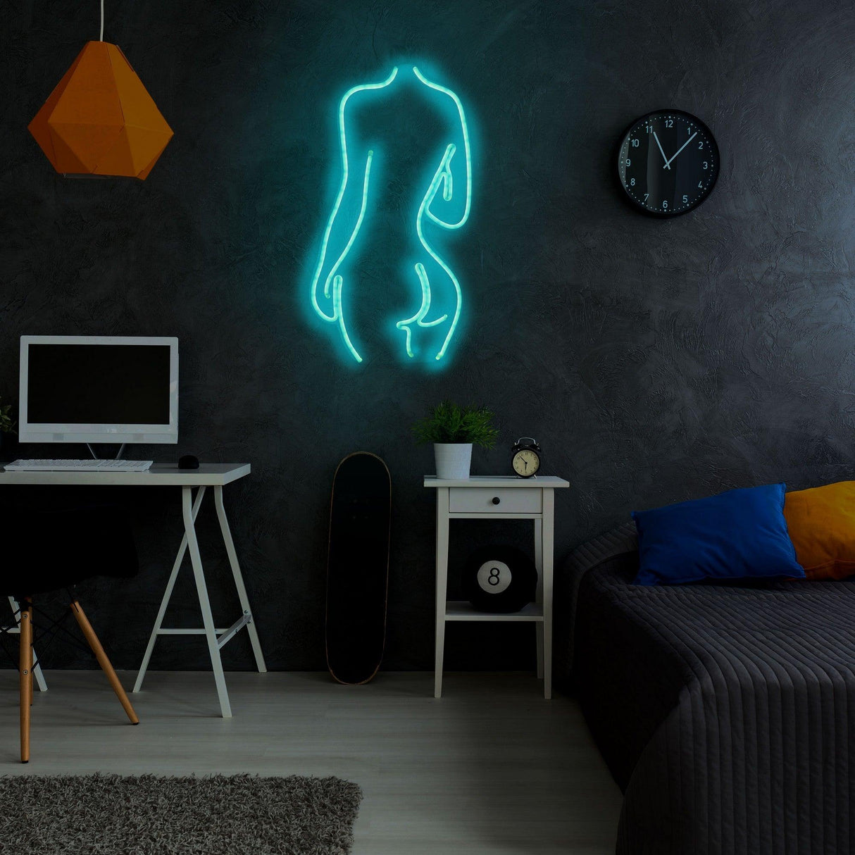 Lampă neon Sexy Woman, Diverse culori, 22x42x2 cm - Albastru | SKU: 395NGR1618 | Lampă neon Sexy Woman, 22x42x2 cm, varianta Albastru, produs pentru amenajarea locuinței, disponibil online în România la CasaMob