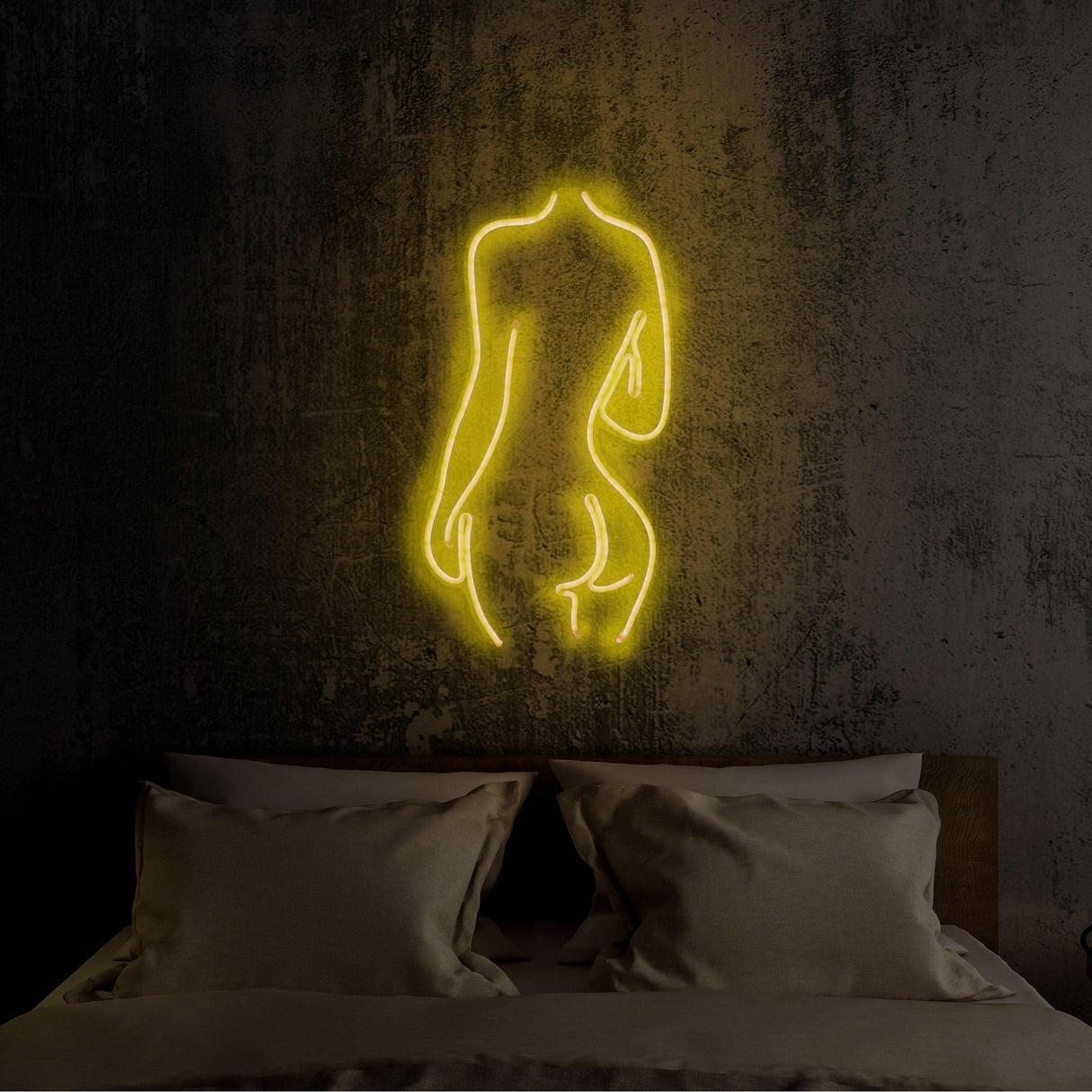 Lampă neon Sexy Woman, Diverse culori, 22x42x2 cm - Galben | SKU: 395NGR1620 | Lampă neon Sexy Woman, 22x42x2 cm, varianta Galben, produs pentru amenajarea locuinței, disponibil online în România la CasaMob