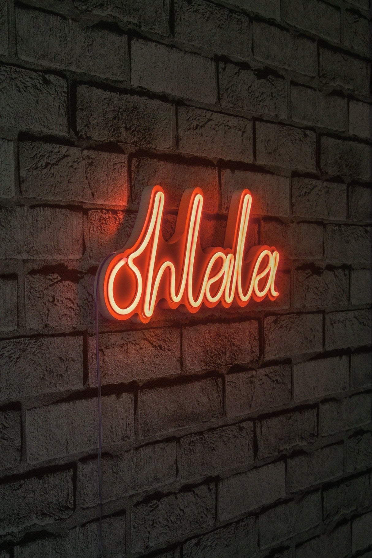 Lampă neon Oh La La, Diverse culori, 36x15x2 cm - Roșu | SKU: 395NGR1687 | Lampă neon Oh La La, 36x15x2 cm, varianta Roșu, produs pentru amenajarea locuinței, disponibil online în România la CasaMob