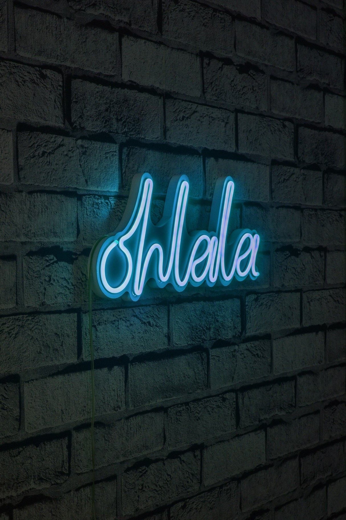Lampă neon Oh La La, Diverse culori, 36x15x2 cm - Albastru | SKU: 395NGR1688 | Lampă neon Oh La La, 36x15x2 cm, varianta Albastru, produs pentru amenajarea locuinței, disponibil online în România la CasaMob