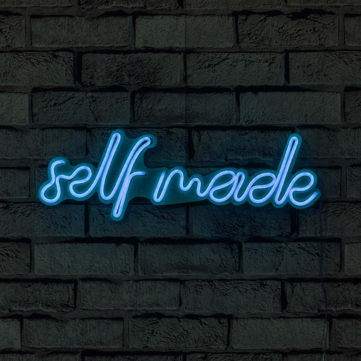 Lampă neon Self Made, Diverse culori, 48x16x2 cm - Albastru | SKU: 395NGR1714 | Lampă neon Self Made, 48x16x2 cm, varianta Albastru, produs pentru amenajarea locuinței, disponibil online în România la CasaMob
