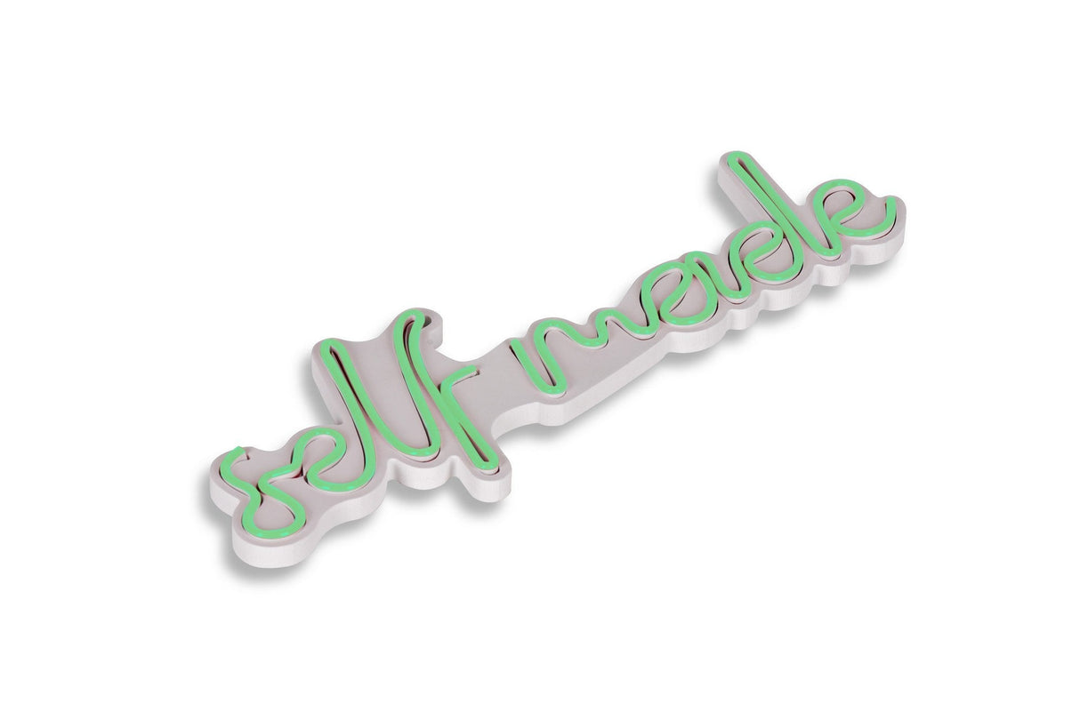 Lampă neon Self Made, Diverse culori, 48x16x2 cm - Verde | SKU: 395NGR1715 | Lampă neon Self Made, 48x16x2 cm, varianta Verde, produs pentru amenajarea locuinței, disponibil online în România la CasaMob