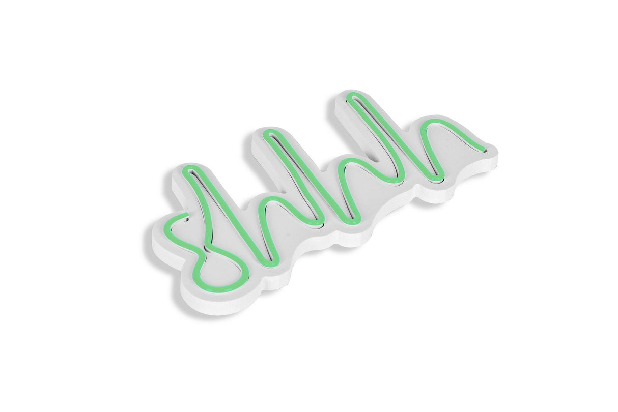 Lampă neon Shhh, Diverse culori, 34x17x2 cm - Verde | SKU: 395NGR1725 | Lampă neon Shhh, 34x17x2 cm, varianta Verde, produs pentru amenajarea locuinței, disponibil online în România la CasaMob
