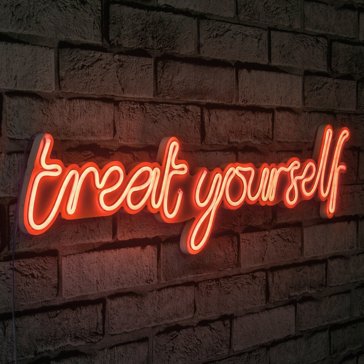 Lampă neon Treat Yourself, Diverse culori, 71x20x2 cm - Roșu | SKU: 395NGR1742 | Lampă neon Treat Yourself, 71x20x2 cm, varianta Roșu, produs pentru amenajarea locuinței, disponibil online în România la CasaMob