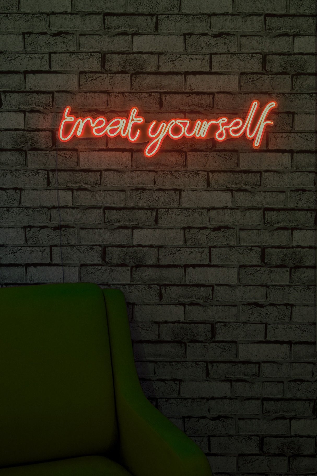 Lampă neon Treat Yourself, Diverse culori, 71x20x2 cm - Roșu | SKU: 395NGR1742 | Lampă neon Treat Yourself, 71x20x2 cm, varianta Roșu, produs pentru amenajarea locuinței, disponibil online în România la CasaMob