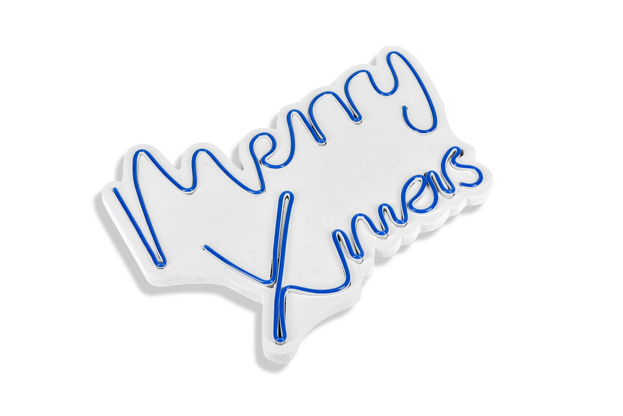 Lampă neon Merry Christmas, Diverse culori, 43x33x2 cm - Albastru | SKU: 395NGR1949 | Lampă neon Merry Christmas, 43x33x2 cm, varianta Albastru, produs pentru amenajarea locuinței, disponibil online în România la CasaMob