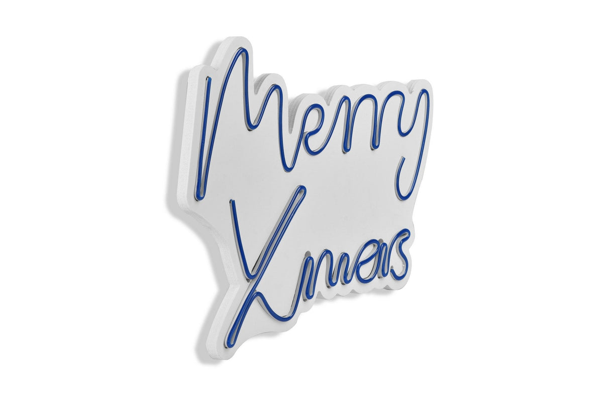 Lampă neon Merry Christmas, Diverse culori, 43x33x2 cm - Albastru | SKU: 395NGR1949 | Lampă neon Merry Christmas, 43x33x2 cm, varianta Albastru, produs pentru amenajarea locuinței, disponibil online în România la CasaMob