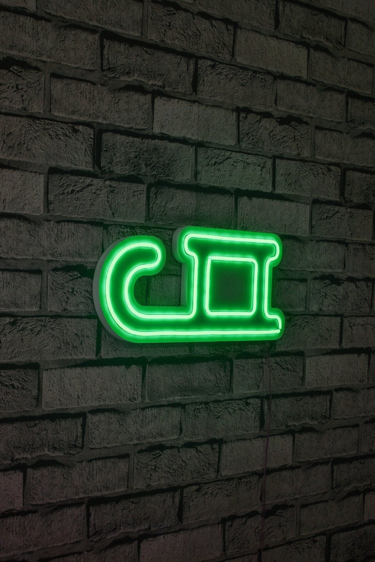 Lampă neon Sled, Diverse culori, 38x17x2 cm - Verde | SKU: 395NGR1955 | Lampă neon Sled, 38x17x2 cm, varianta Verde, produs pentru amenajarea locuinței, disponibil online în România la CasaMob