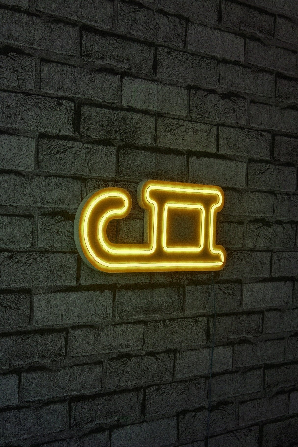Lampă neon Sled, Diverse culori, 38x17x2 cm - Galben | SKU: 395NGR1956 | Lampă neon Sled, 38x17x2 cm, varianta Galben, produs pentru amenajarea locuinței, disponibil online în România la CasaMob
