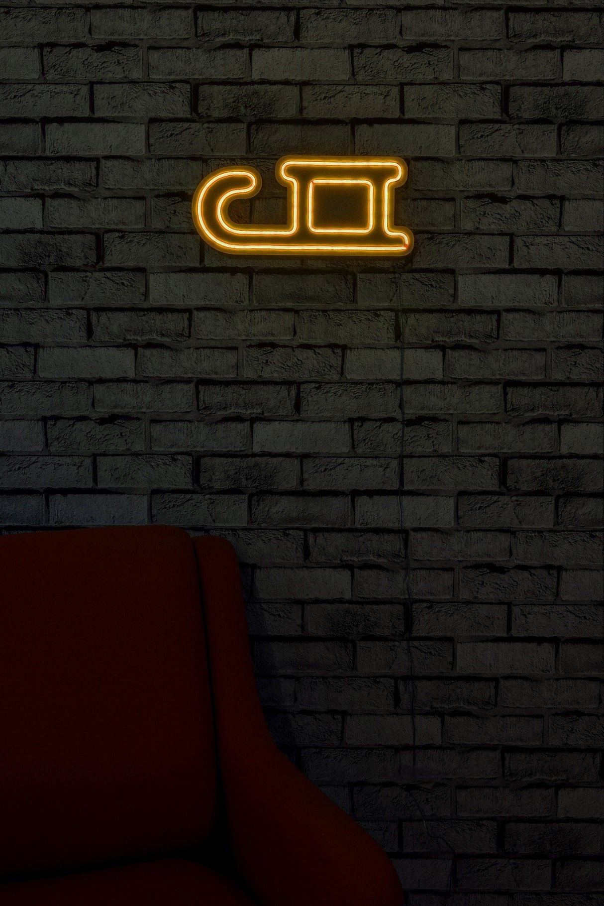 Lampă neon Sled, Diverse culori, 38x17x2 cm - Galben | SKU: 395NGR1956 | Lampă neon Sled, 38x17x2 cm, varianta Galben, produs pentru amenajarea locuinței, disponibil online în România la CasaMob