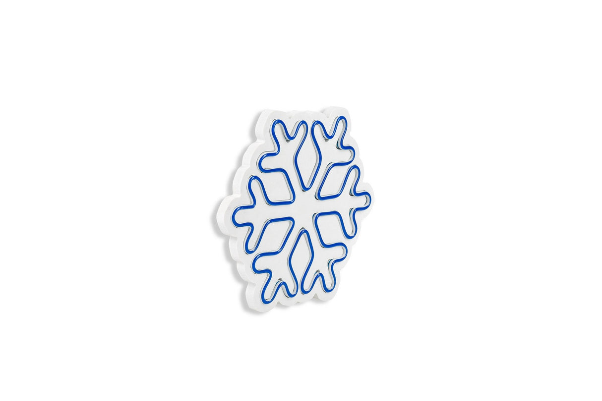Lampă neon Snowflake, Diverse culori, 30x26x2 cm - Albastru | SKU: 395NGR1959 | Lampă neon Snowflake, 30x26x2 cm, varianta Albastru, produs pentru amenajarea locuinței, disponibil online în România la CasaMob
