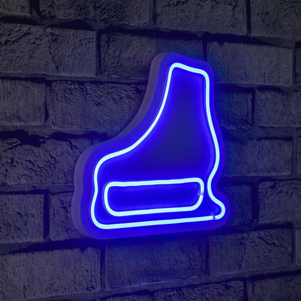 Lampă neon Ice-Skate, Diverse culori, 25x22x2 cm - Albastru | SKU: 395NGR1974 | Lampă neon Ice-Skate, 25x22x2 cm, varianta Albastru, produs pentru amenajarea locuinței, disponibil online în România la CasaMob