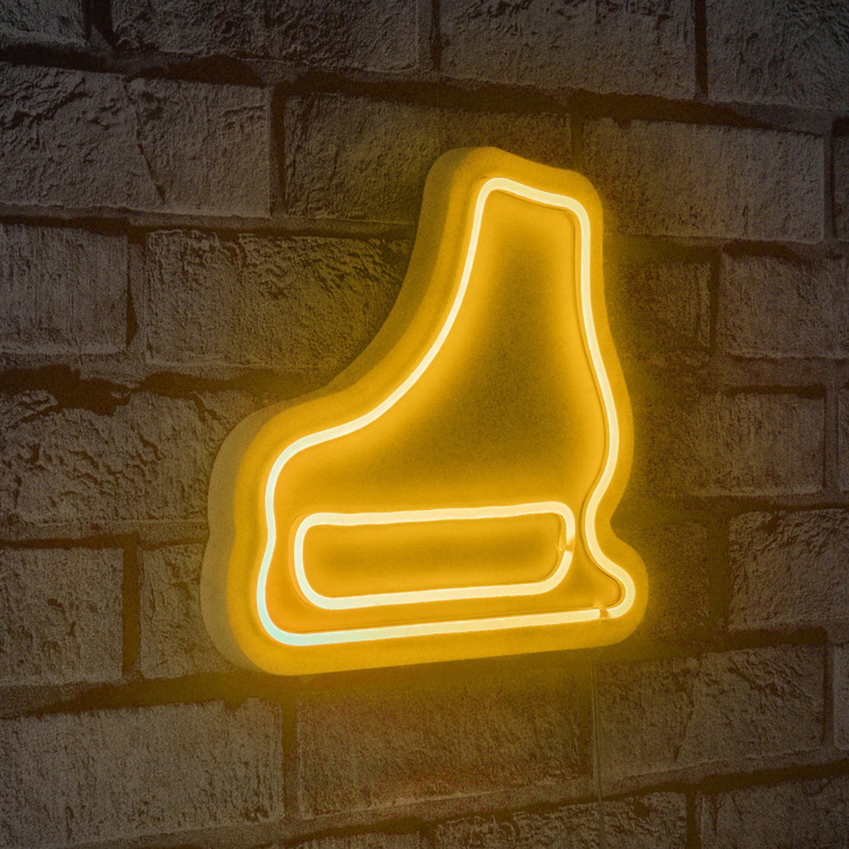 Lampă neon Ice-Skate, Diverse culori, 25x22x2 cm - Galben | SKU: 395NGR1976 | Lampă neon Ice-Skate, 25x22x2 cm, varianta Galben, produs pentru amenajarea locuinței, disponibil online în România la CasaMob